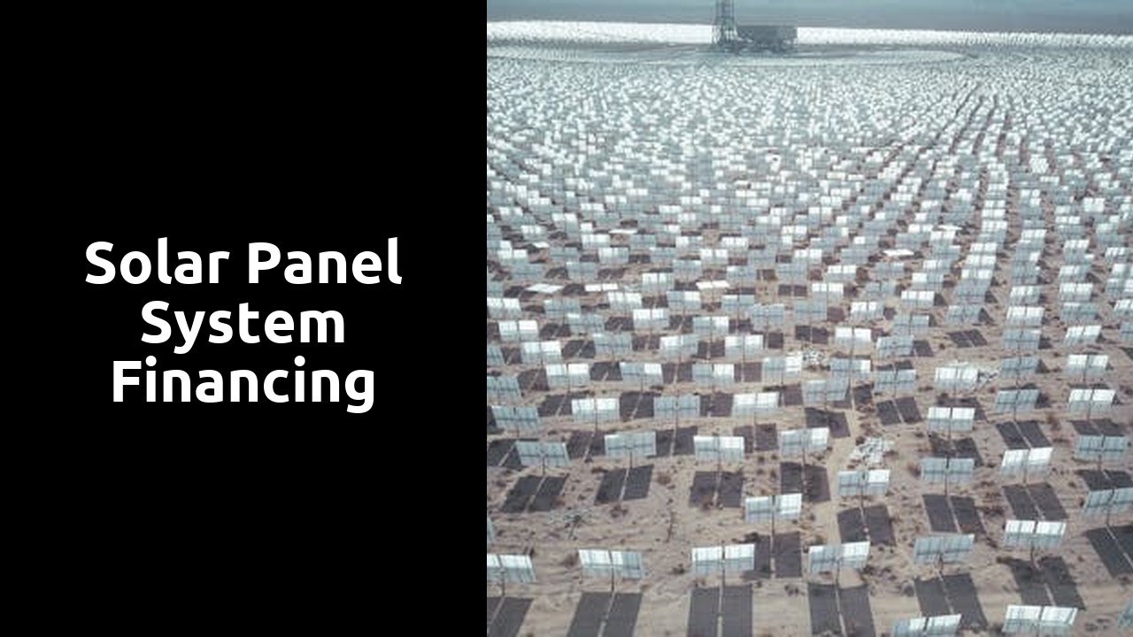 Solar Panel System Financing