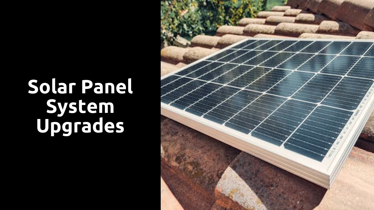 Solar Panel System Upgrades