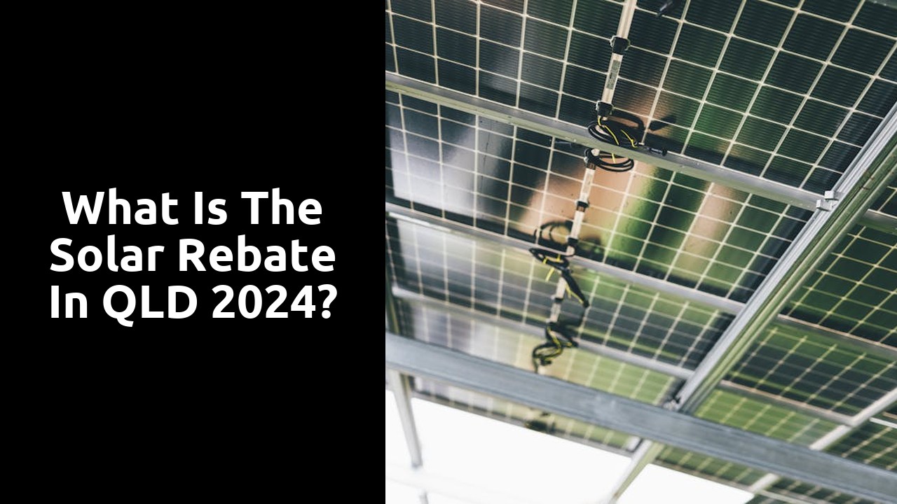 What is the solar rebate in QLD 2024?